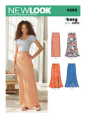 New Look N6288 | Misses' Pull on Knit Skirts | Front of Envelope
