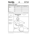 Burda Style BUR6718 | Men's Pullover Hoodie | Back of Envelope