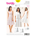 Burda Style BUR6687 | Women's Dress and Jacket | Front of Envelope