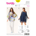 Burda Style BUR6589 | Dress and Top | Front of Envelope