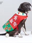 Simplicity S8277 | Fleece Dog Coats and Hats in Three Sizes