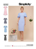 Simplicity S8292 | Misses'/Miss Petite Dresses | Front of Envelope