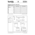 Burda Style BUR9364 | Child Shirt and Elastic Skirt | Back of Envelope