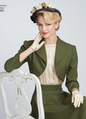 Simplicity S8462 | Misses' Vintage Blouse, Skirt and Lined Bolero