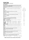 Simplicity S8528 | Men's Costume Suit | Back of Envelope