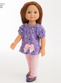 Simplicity S8574 | 14" Doll Clothes