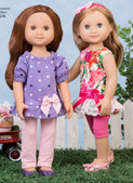 Simplicity S8574 | 14" Doll Clothes