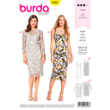 Burda Style BUR6423 | Misses' Summer Strap Dresses | Front of Envelope