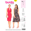 Burda Style BUR6421 | Misses' Swing Dresses | Front of Envelope