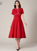 Simplicity S8732 | Misses' Vintage Dress