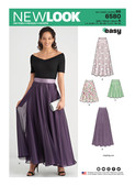 New Look N6580 | Misses' Circle Skirt | Front of Envelope