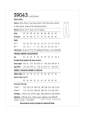 Simplicity S9043 | Men's Pants By Mimi G Style | Back of Envelope