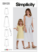 Simplicity S9120 | Children's & Girls' Dresses | Front of Envelope