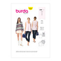 Burda Style BUR6234 | Misses' Tops with Variations | Front of Envelope