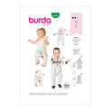 Burda Style BUR9299 | Toddlers' Jumpsuits with Variations | Front of Envelope