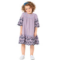 Burda Style BUR9305 | Children's Dresses with Yokes & Sleeve Variations