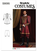 Simplicity S9095 | Men's Historical Costume | Front of Envelope
