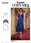 Simplicity S9088 | Misses' Flapper Costumes | Front of Envelope