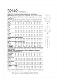 Simplicity S9149 | Misses' Tops & Pants | Back of Envelope