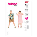 Burda Style BUR9282 | Children's Top & Dress | Front of Envelope