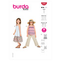 Burda Style BUR9280 | Children's Top & Dress | Front of Envelope