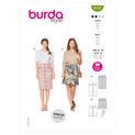 Burda Style BUR6137 | Misses' Skirts | Front of Envelope