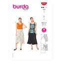 Burda Style BUR6132 | Misses' Tank Tops | Front of Envelope