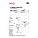 Burda Style BUR6129 | Misses' Dress & Tunic | Back of Envelope