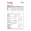 Burda Style BUR6116 | Misses' Skirts | Back of Envelope