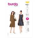 Burda Style BUR6099 | Misses' Dresses | Front of Envelope