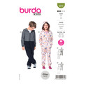 Burda Style BUR9275 | Children's Hooded Jumpsuit and Onesie | Front of Envelope