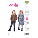Burda Style BUR9274 | Children's Dress, Blouse with Yoke - Loose Drape | Front of Envelope