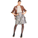 Burda Style BUR6084 | Misses' Wrap Skirt with Inverted Pleats