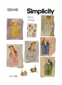 Simplicity S9448 | Misses' Dickey Set | Front of Envelope