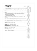 Simplicity S9567 | 18" Doll Clothes | Back of Envelope