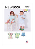 New Look N6725 | Babies' Separates | Front of Envelope