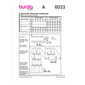 Burda Style BUR6023 | Misses' Dress and Blouse | Back of Envelope