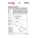 Burda Style BUR9254 | Children's Sweatshirt | Back of Envelope