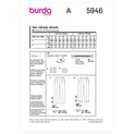 Burda Style BUR5946 | Misses' Trousers | Back of Envelope
