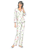 Butterick B4406 (Digital) | Misses'/Misses' Petite Button-Loop Jacket, Robe, Top, Tunic and Pants