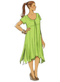 Butterick B5655 | Misses'/Women's Draped-Overlay Top, Dresses and Pants