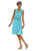 Butterick B5764 (Digital) | Women's Shrug, Surplice Dresses and Belt