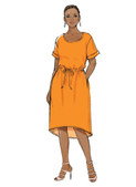 Butterick B6210 (Digital) | Women's/Women's Petite Elastic-Waist Dresses