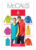 McCall's M5252 (Digital) | Misses'/Men's Stand-Up Collar or Hooded Vest and Jackets | Front of Envelope