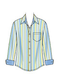 McCall's M6044 (Digital) | Men's Button-Down Shirts