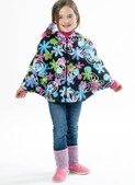 McCall's M6431 (Digital) | Children's/Girls' Zippered or Pullover Ponchos