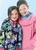 McCall's M6431 (Digital) | Children's/Girls' Zippered or Pullover Ponchos