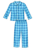 McCall's M6458 | Toddlers'/Children's Button-Front Tops and Pants