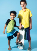 McCall's M6548 | Children's/Boys' Shirt, Top and Shorts