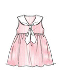 McCall's M6913 (Digital) | Toddlers' Sailor Dresses and Ties